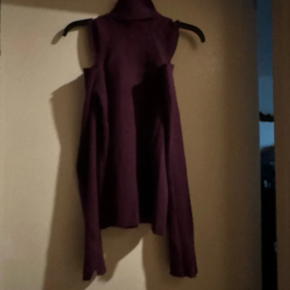 Calvin Klein Jeans Deep Purple Turtleneck Sweater - Picture 2 of 7
